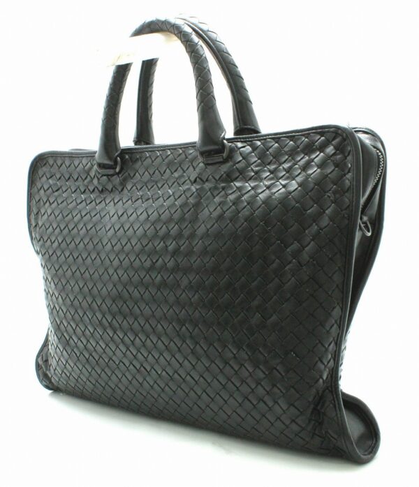 11671433 1 Bottega Veneta Intrecciato Business Bag Document Bag Briefcase Black