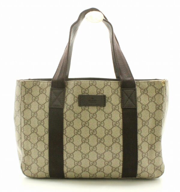 11671608 Gucci GG Supreme Tote Bag Khaki