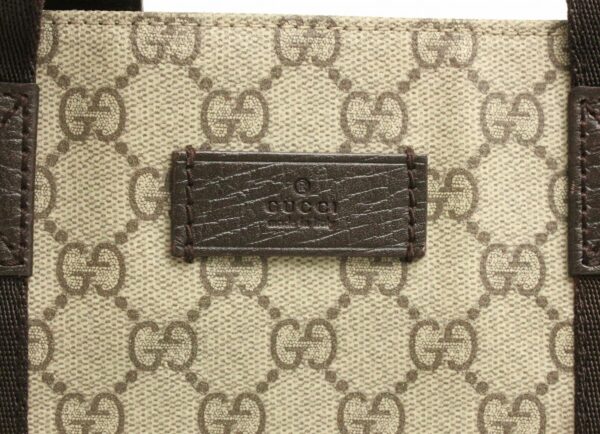 11671608 8 Gucci GG Supreme Tote Bag Khaki