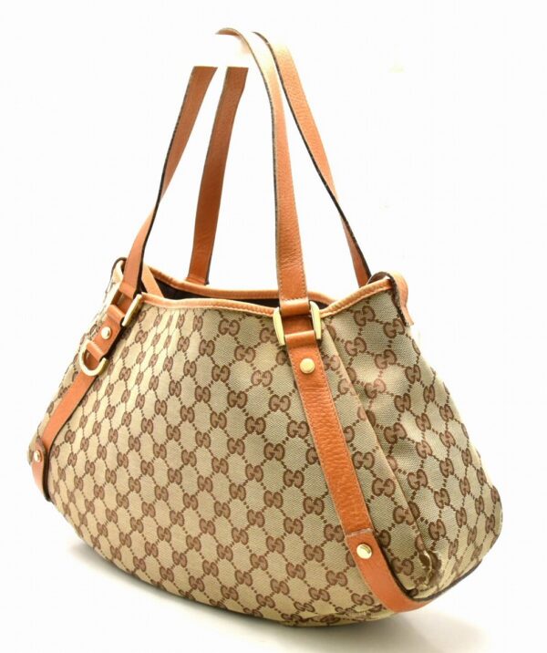 11671618 1 Gucci GG Canvas Shoulder Bag Orange