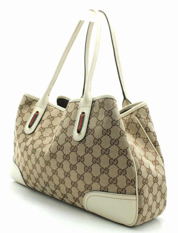 11671694 1 Gucci Princy Line Tote Bag Khaki