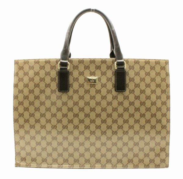 11671696 Gucci GG Crystal Briefcase Khaki