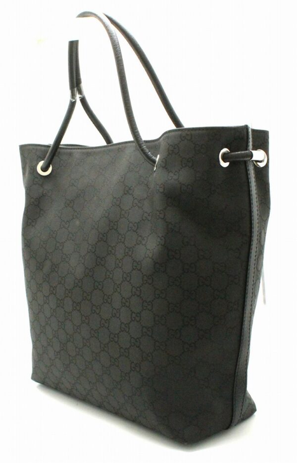 11680203 1 Gucci GG Canvas Tote Bag Black