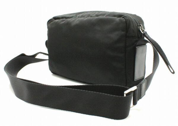 11680212 1 Prada Shoulder Bag Nylon Leather Nero Black