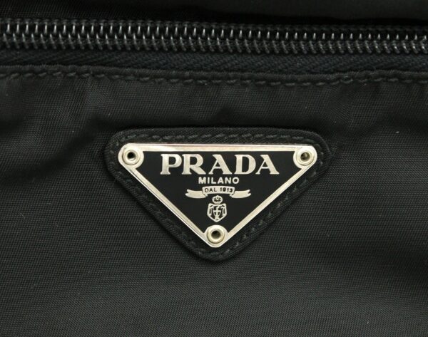 11680212 8 Prada Shoulder Bag Nylon Leather Nero Black