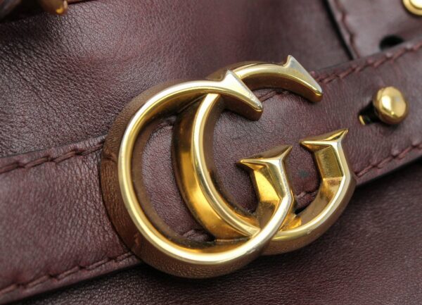 11680523 8 Gucci GG Leather Tote Bag Brown