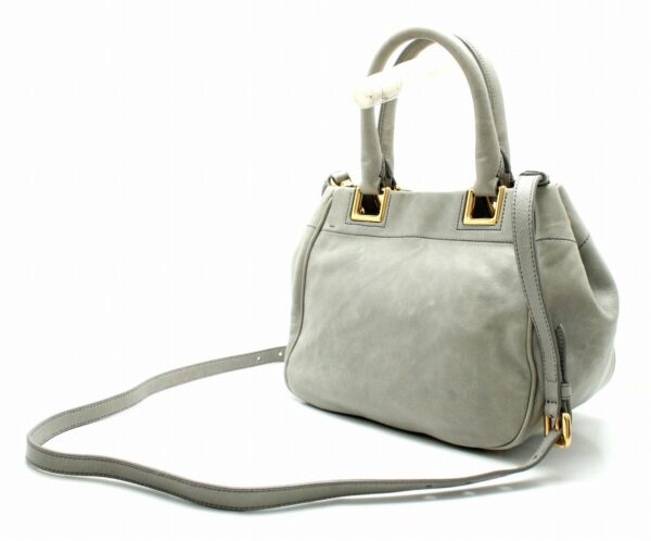 11680532 1 Prada Soft Calfskin Mini Handbag 2WAY Shoulder Bag Greige