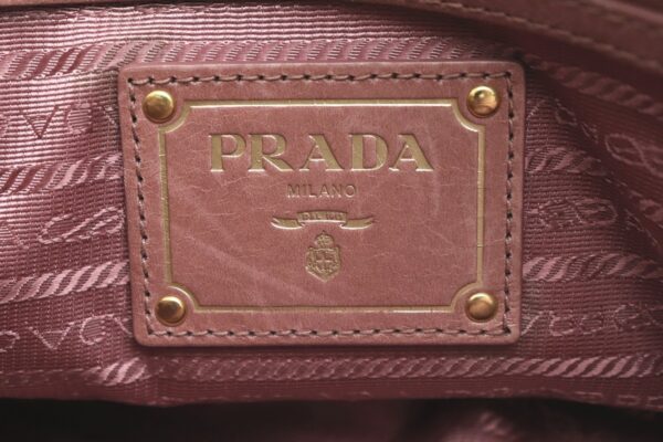 11680547 8 Prada 2WAY Shoulder Bag Handbag Leather Smoky Pink