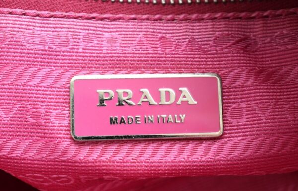 11680549 8 Prada Shoulder Bag Nylon Leather Pink