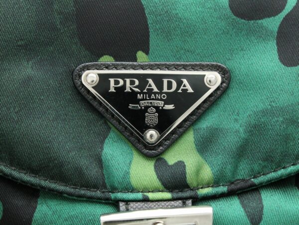 11680555 8 Prada Nylon Backpack Rucksack Camouflage Green