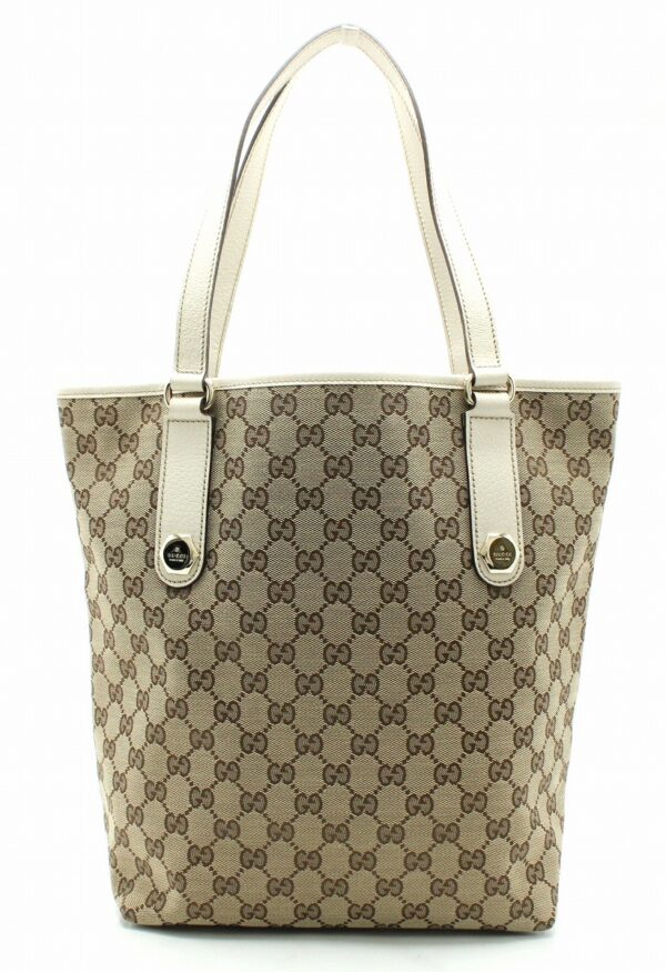 11680561 Gucci GG Canvas Tote Bag Off White