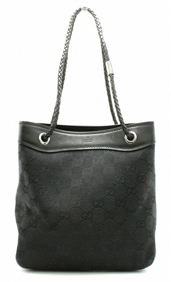 11680729 Gucci GG Canvas Mini Tote Black