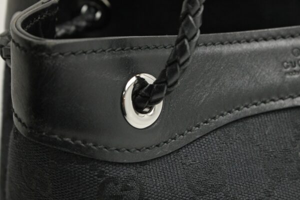 11680729 6 Gucci GG Canvas Mini Tote Black