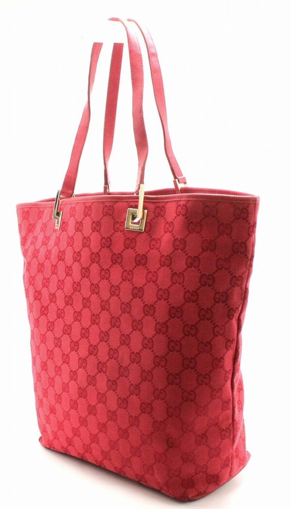 11680730 1 Gucci GG Canvas Tote Bag Red