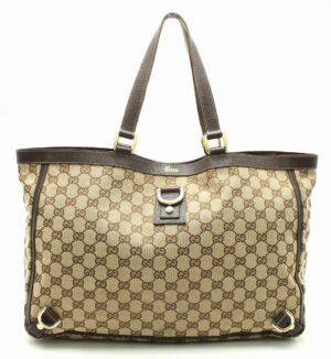 11680759 Gucci Horsebit 1955 GG Supreme Shoulder Bag Brown