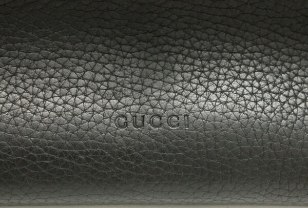 11680768 8 Gucci Bamboo Leather Handbag Black