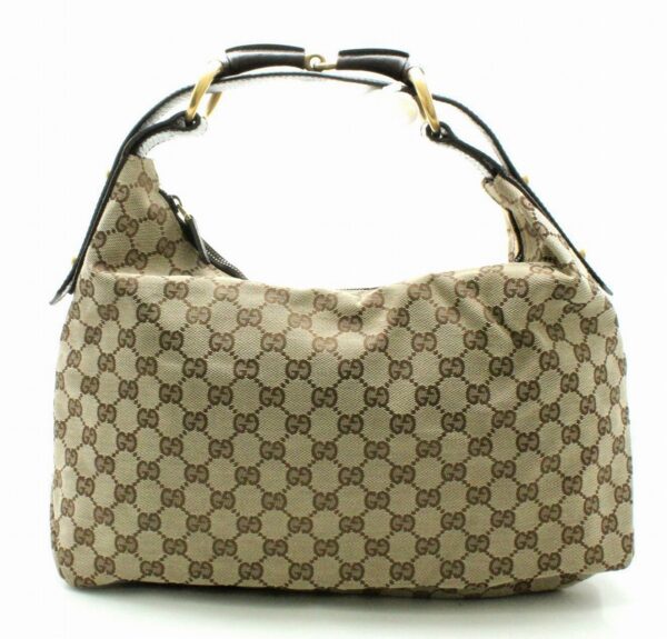 11680851 Gucci GG Canvas Shoulder Bag Khaki