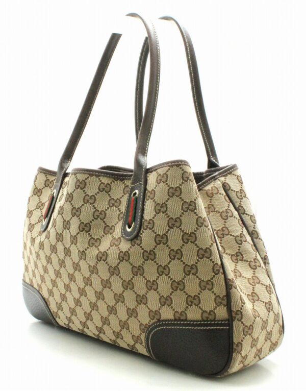 11680882 1 Gucci Princey Line Tote Bag Khaki