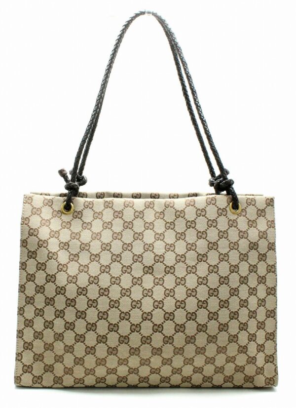 11680908 Gucci GG Tote Bag Brown