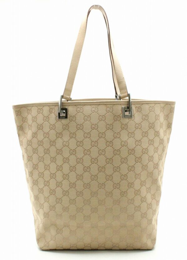 11681022 Gucci GG Canvas Tote Bag Beige