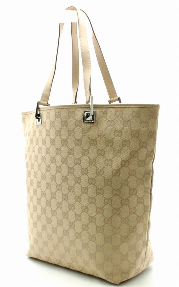 11681022 1 Gucci GG Canvas Tote Bag Beige