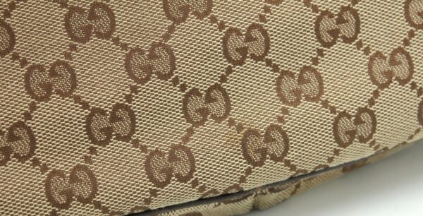 11681109 7 Gucci GG Sherry Line Shoulder Bag Khaki