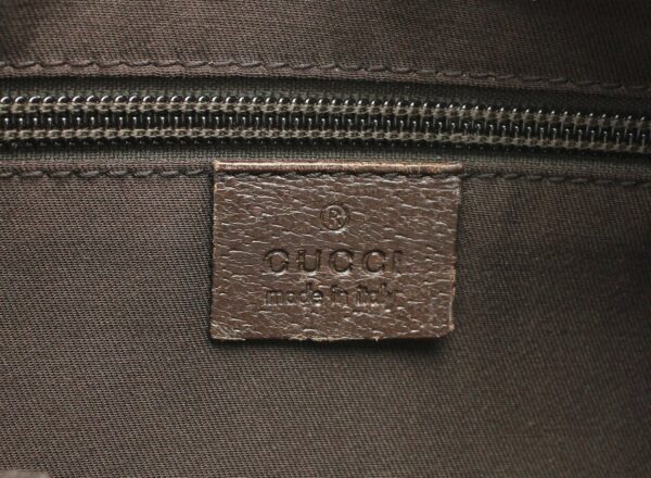 11681109 8 Gucci GG Sherry Line Shoulder Bag Khaki