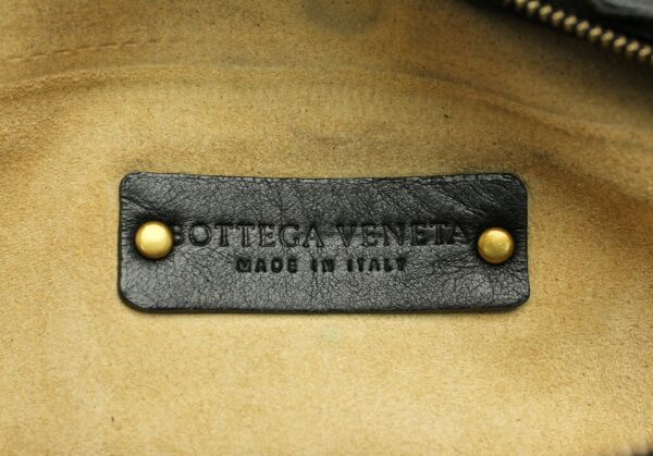 11681210 8 Bottega Veneta Intrecciato Shoulder Bag Diagonal Leather Black