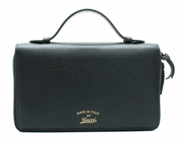 11681244 Gucci Swing Travel Case Black