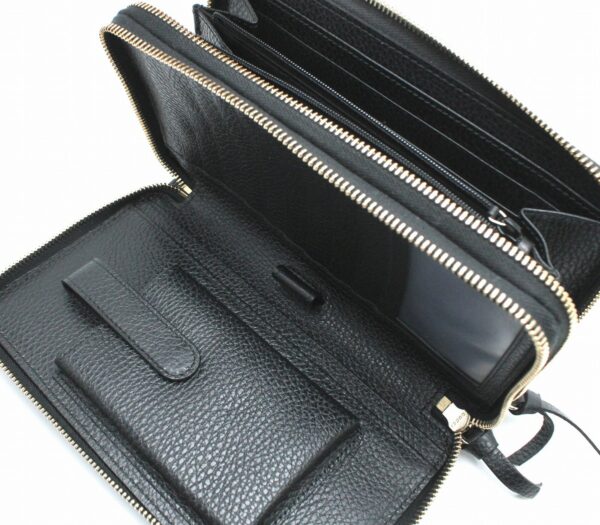 11681244 3 Gucci Swing Travel Case Black