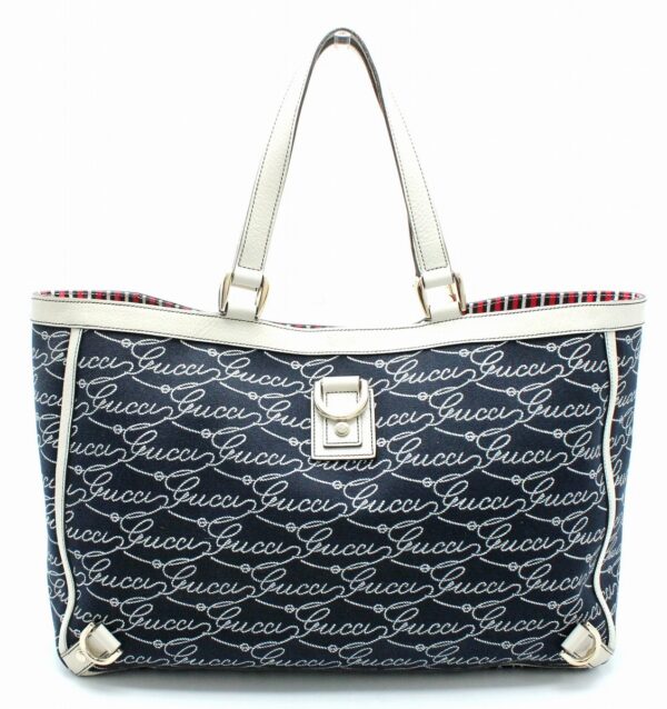 11681302 Gucci Tote Bag Navy