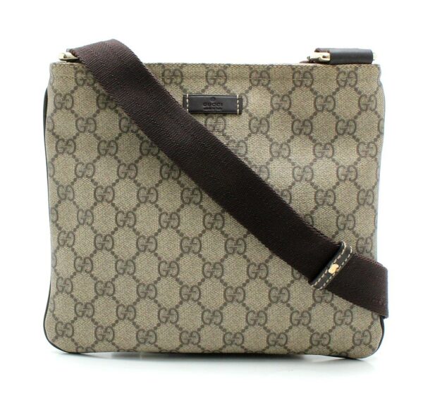 11681323 Gucci GG Supreme Shoulder Bag Beige