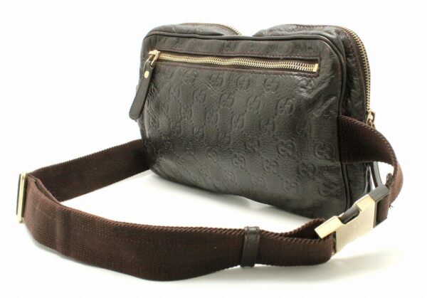 11681375 1 Gucci Guccisima Waist Bag Brown