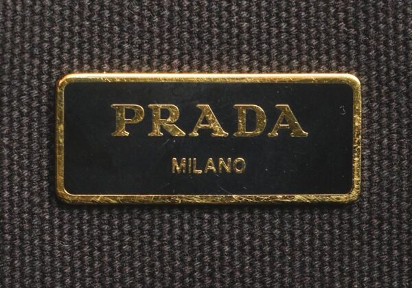 11681417 8 Prada Canapa Mini Tote Bag 2WAY Shoulder Bag Nero Black