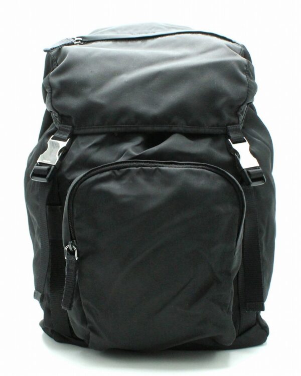 11681480 Prada Nylon Backpack Rucksack Black