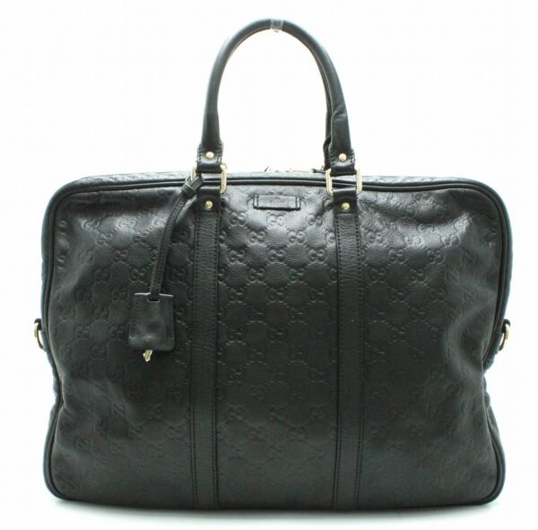 11681607 Gucci Guccisima Business Bag Black