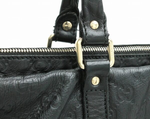 11681607 6 Gucci Guccisima Business Bag Black