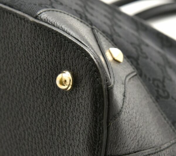 11681676 2 Gucci GG Canvas Handbag Black