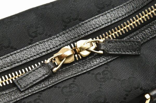 11681676 5 Gucci GG Canvas Handbag Black