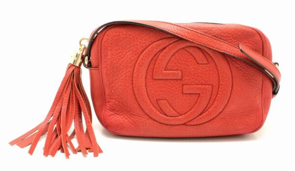 11681713 Gucci Soho Disco Bag Red