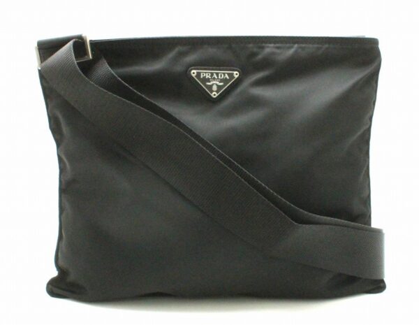 11681721 Prada Nylon Shoulder Bag Nero Black