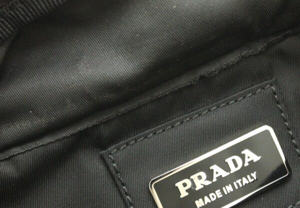 11681722 7 Prada Waist Pouch Nylon Nero Black