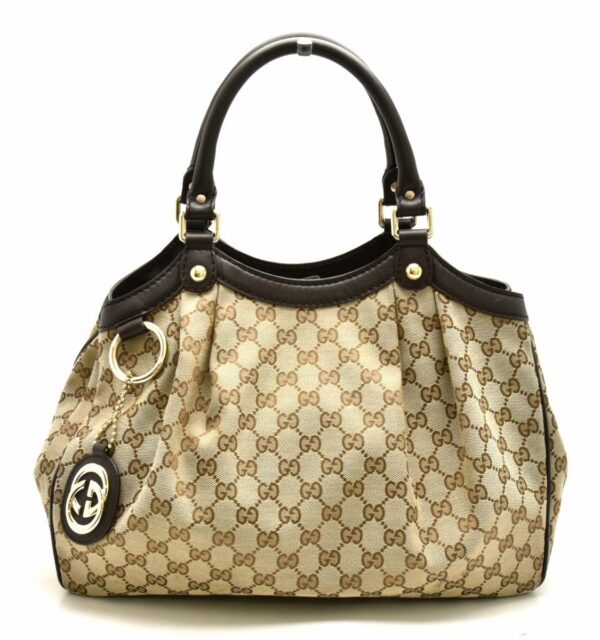 11681744 Gucci GG Canvas Sookie Bag Khaki