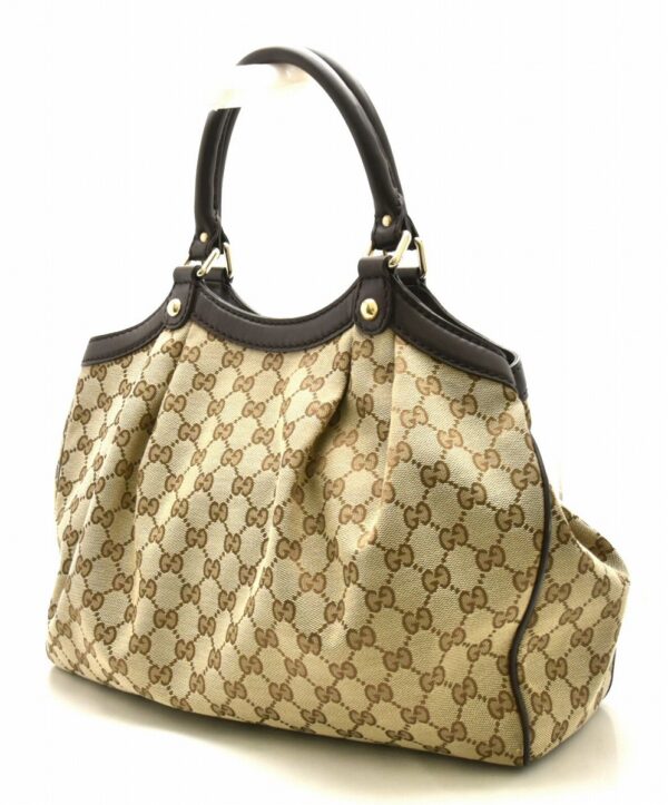 11681744 1 Gucci GG Canvas Sookie Bag Khaki