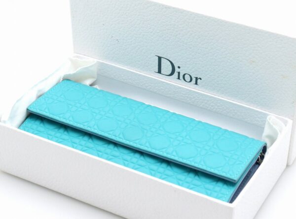 11681751 8 Christian Dior Lady Dior Cannage Chain Wallet Emerald Green