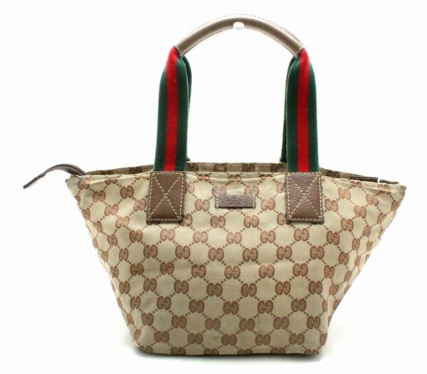 11681778 Gucci GG Sherry Mini Tote Khaki