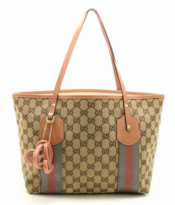 11681779 Gucci GG Canvas Tote Bag Pink