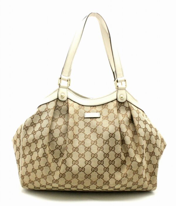 11681858 Gucci GG Tote Bag Ivory