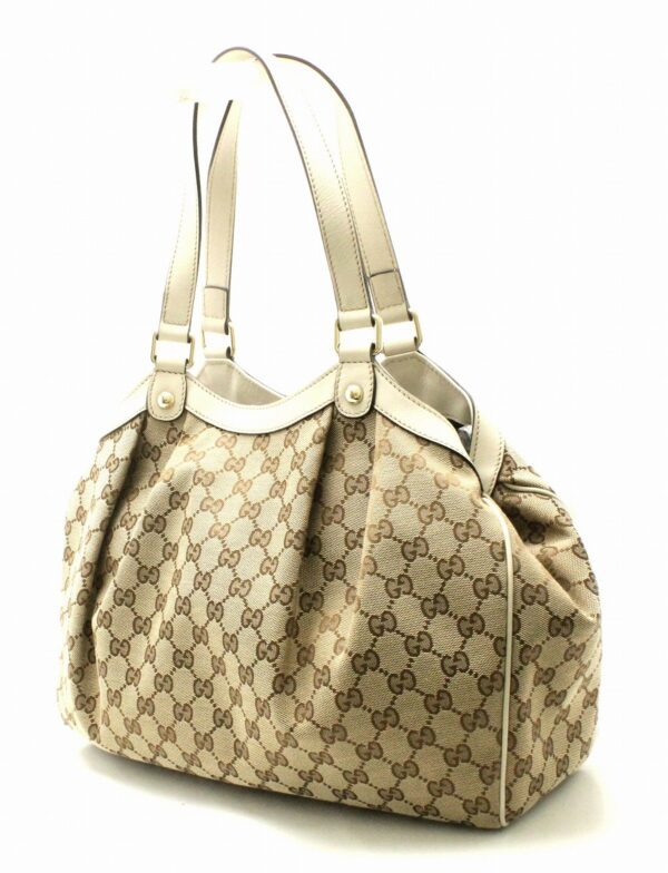 11681858 1 Gucci GG Tote Bag Ivory