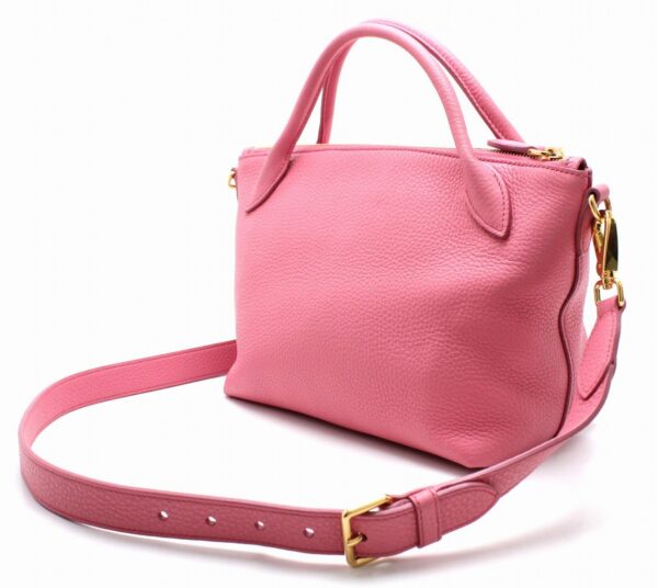 11681889 1 Prada 2WAY Handbag Shoulder Bag Leather Begonia Pink